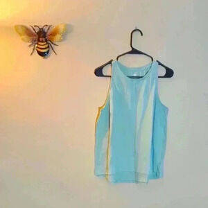 Old Navy tank top, blue, large